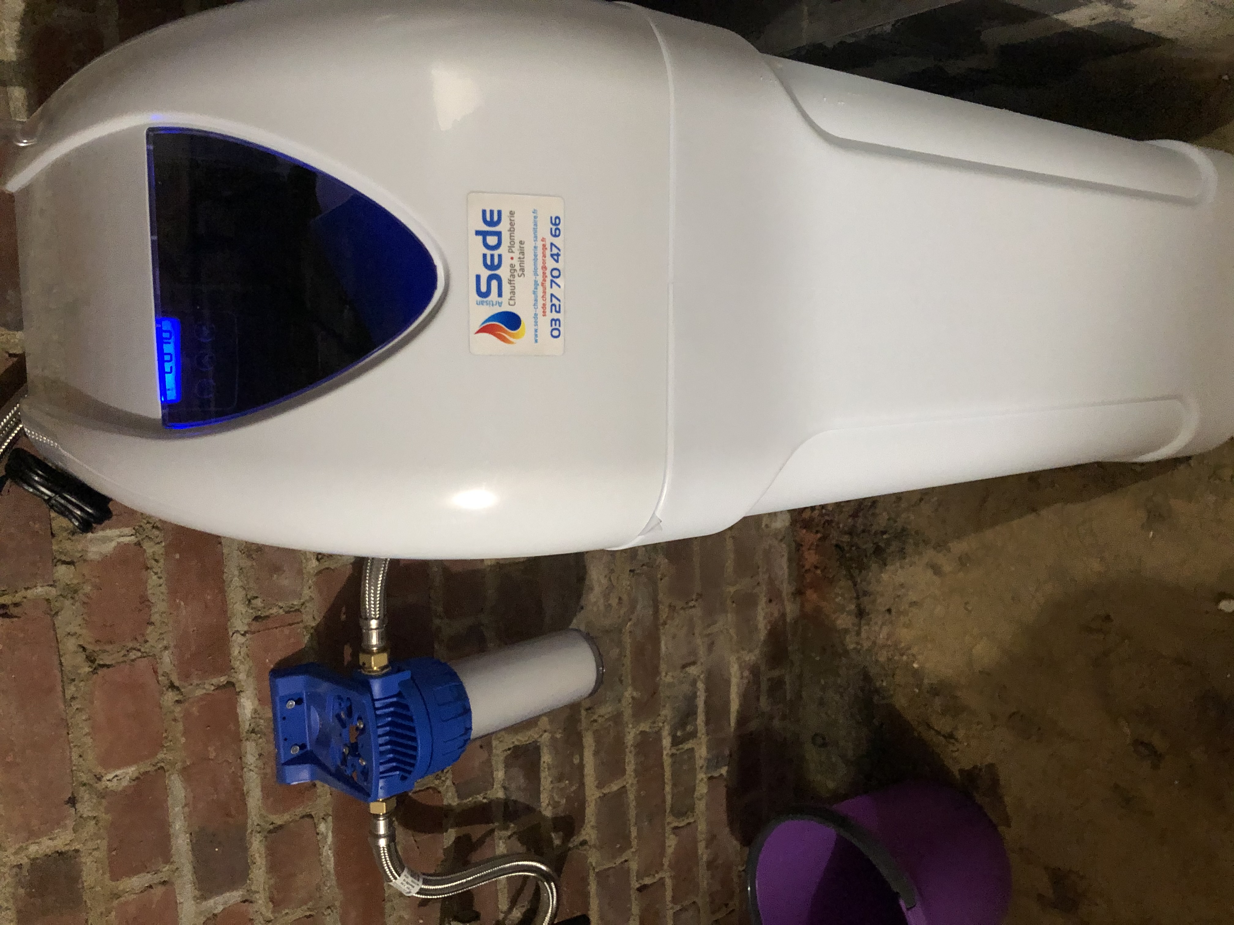 Adoucisseur d'eau pose finalisée - Valenciennes