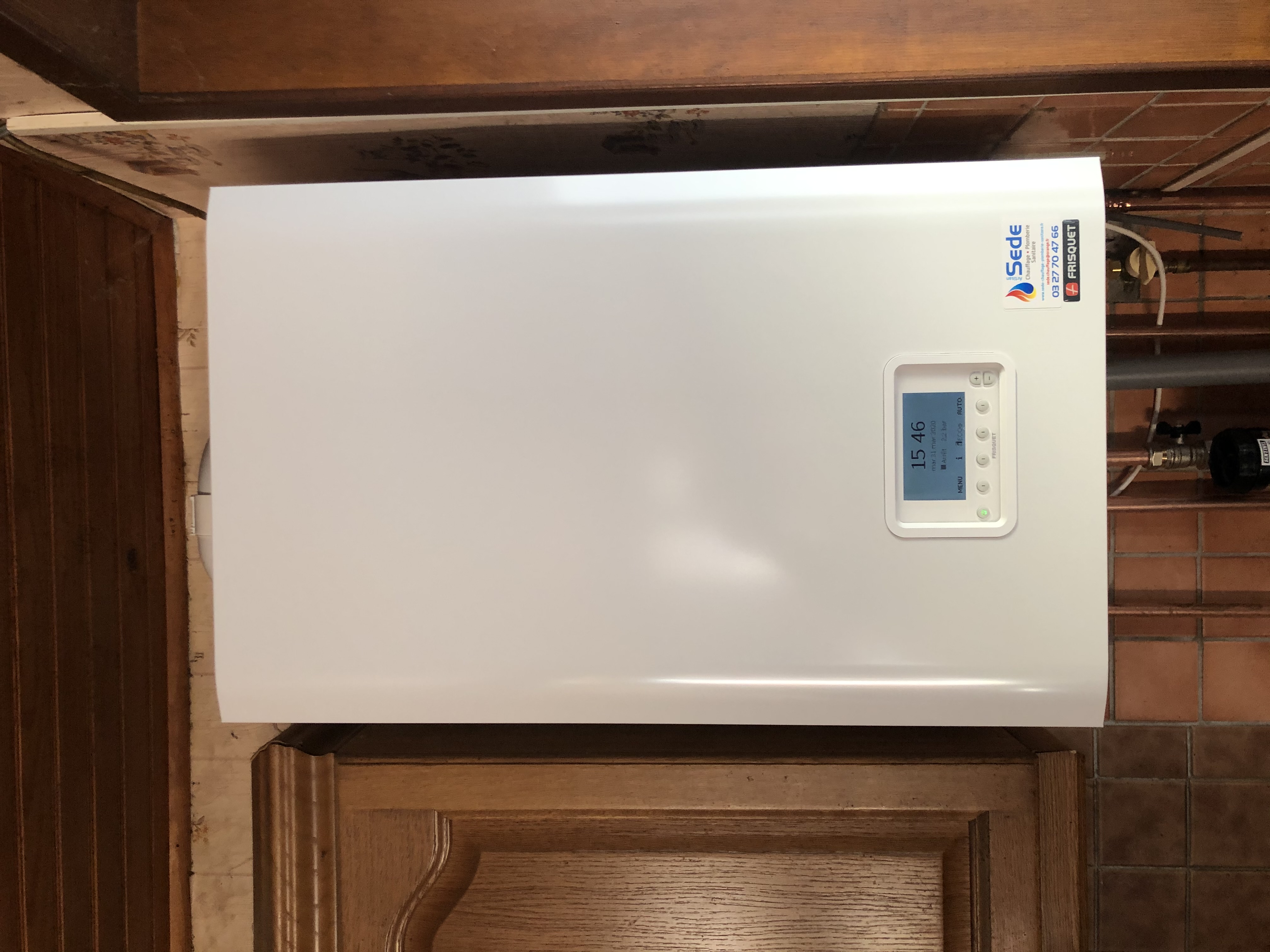 Chaudière murale pose complète - Caudry